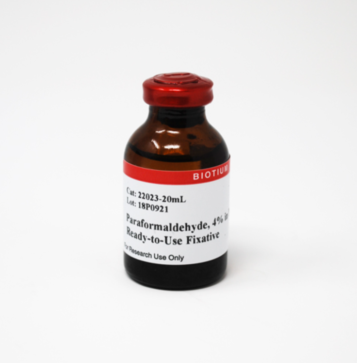 Paraformaldehyde, 4% in PBS,  Ready to use Fixative - 5x20ml